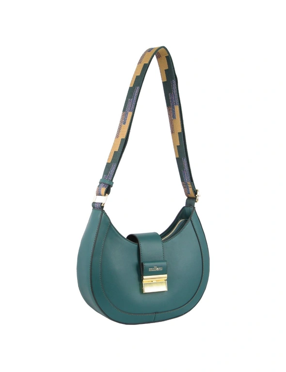 Ladies Fashion Cross-Body Bag with webbing strap in Blue, hi-res image number null